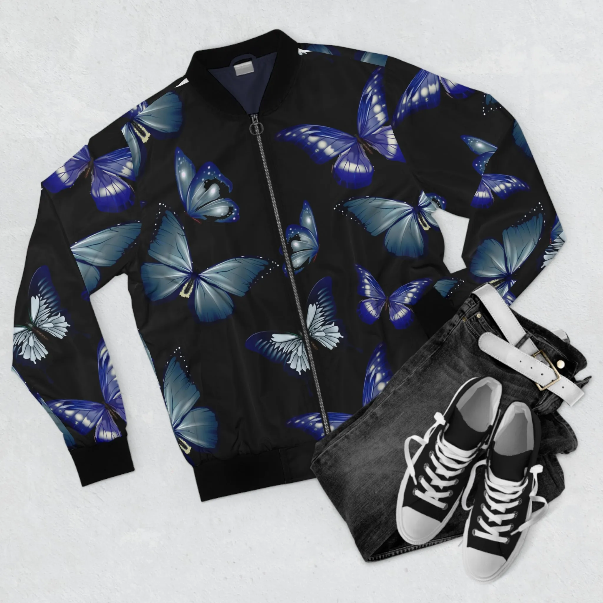 Spiritual Butterfly Bomber Jacket