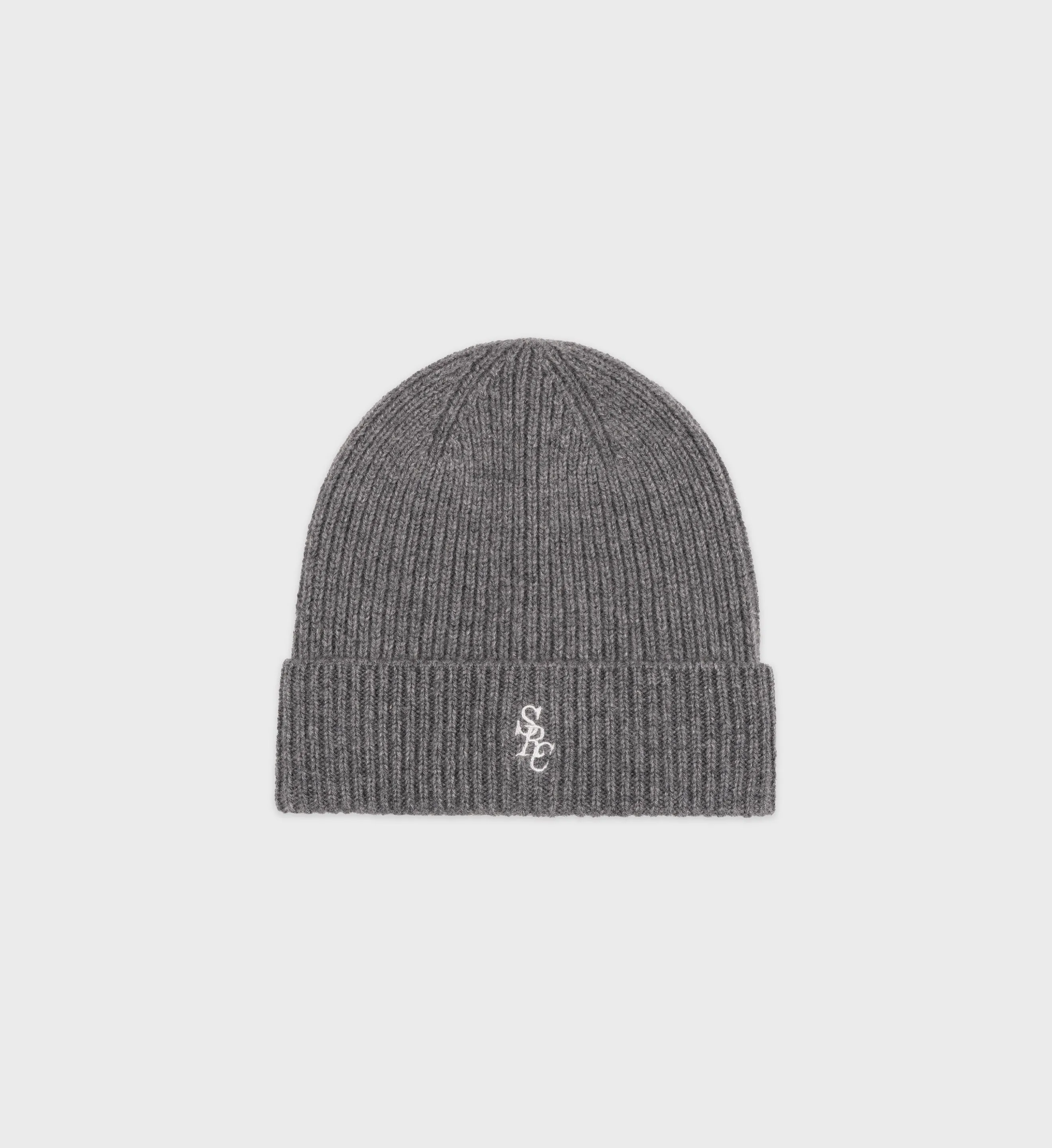 SRC Cashmere Beanie - Dark Gray