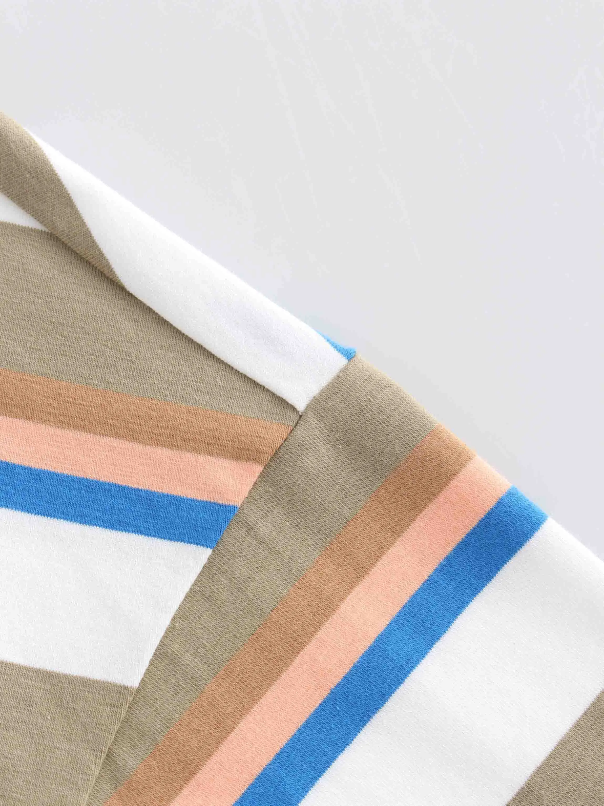 Striped Bomber-Tan/Peach