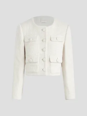 The Emily Jacket in White