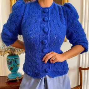 The Fiona Cardigan - Blue