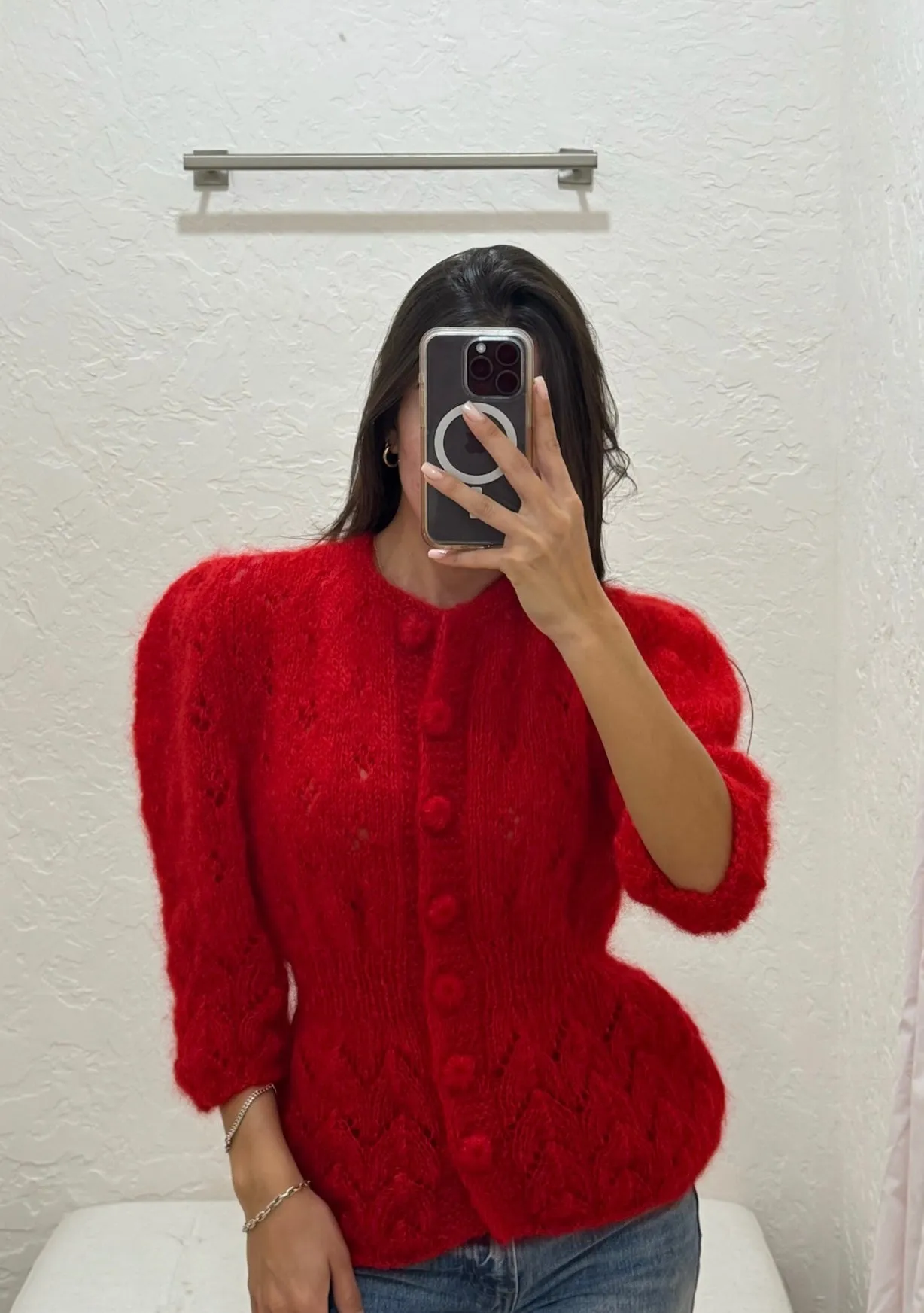 The Fiona Cardigan - Red