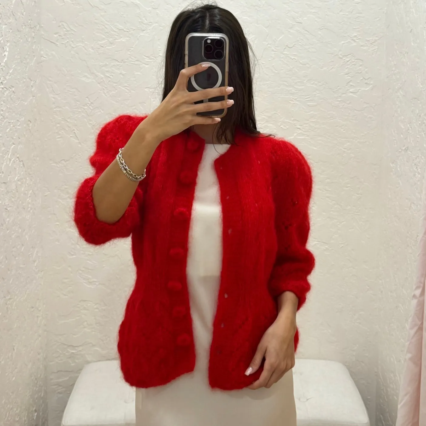 The Fiona Cardigan - Red