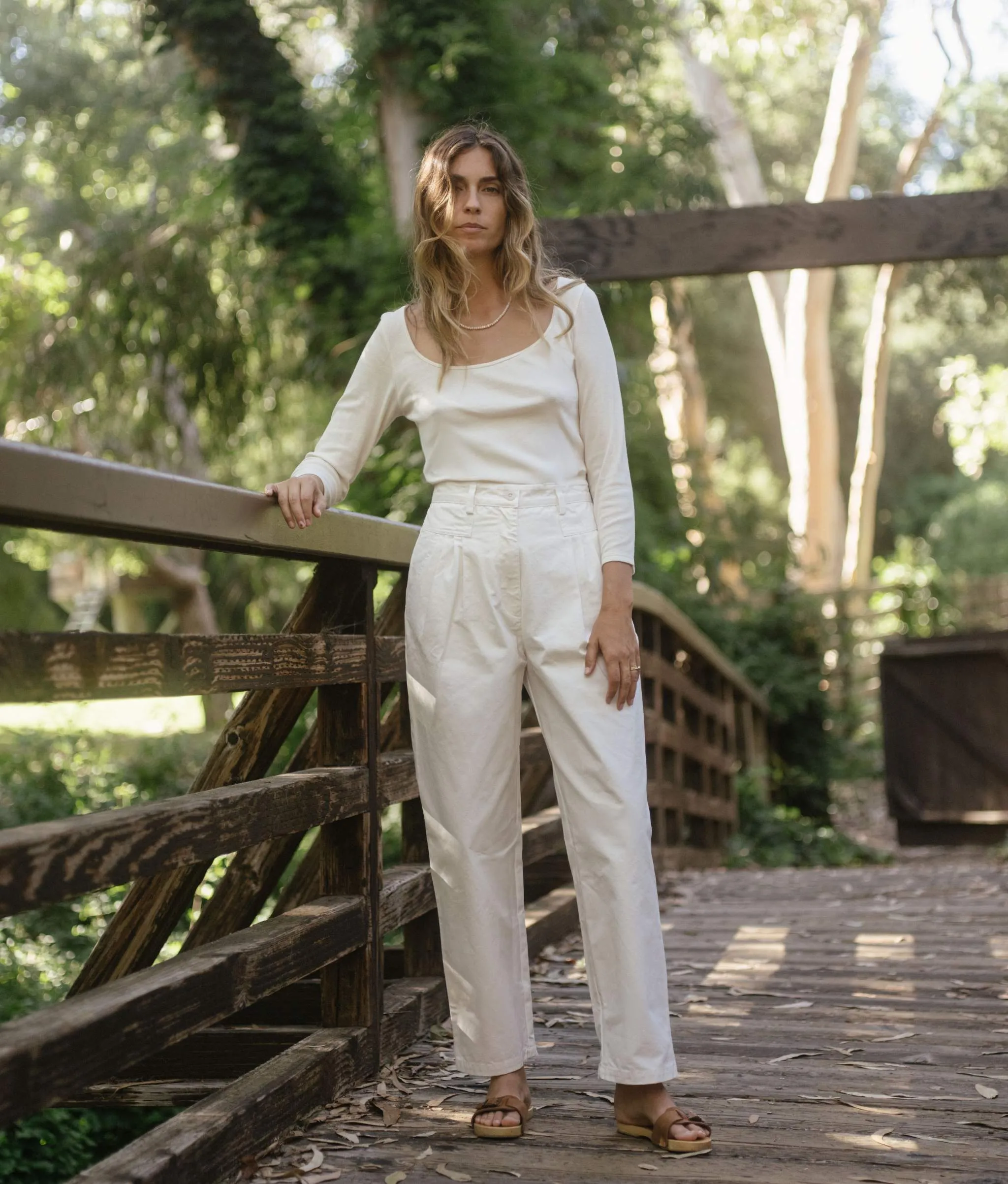 The Judene Pant | Ivory