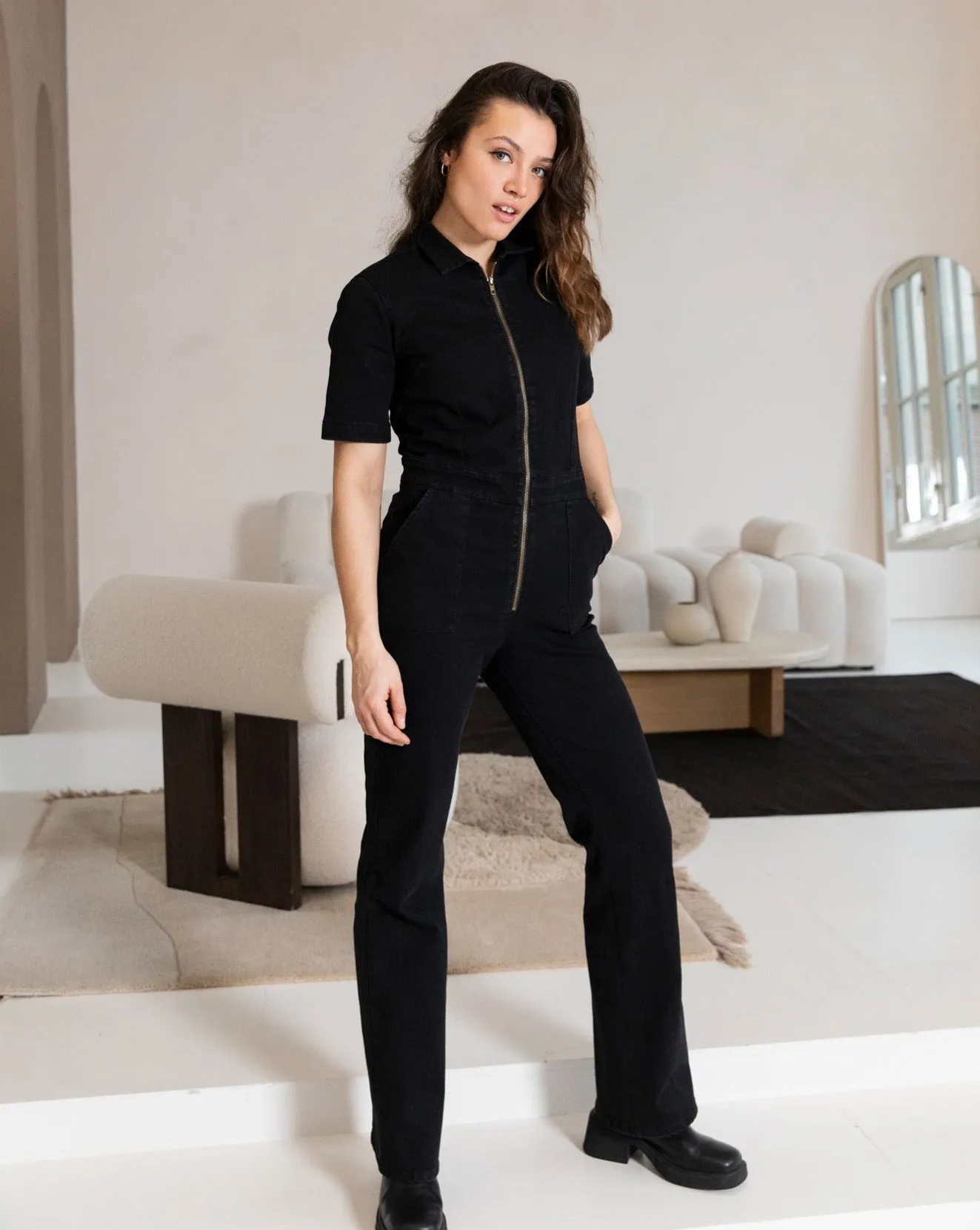 TILTIL Eline Jumpsuit Black