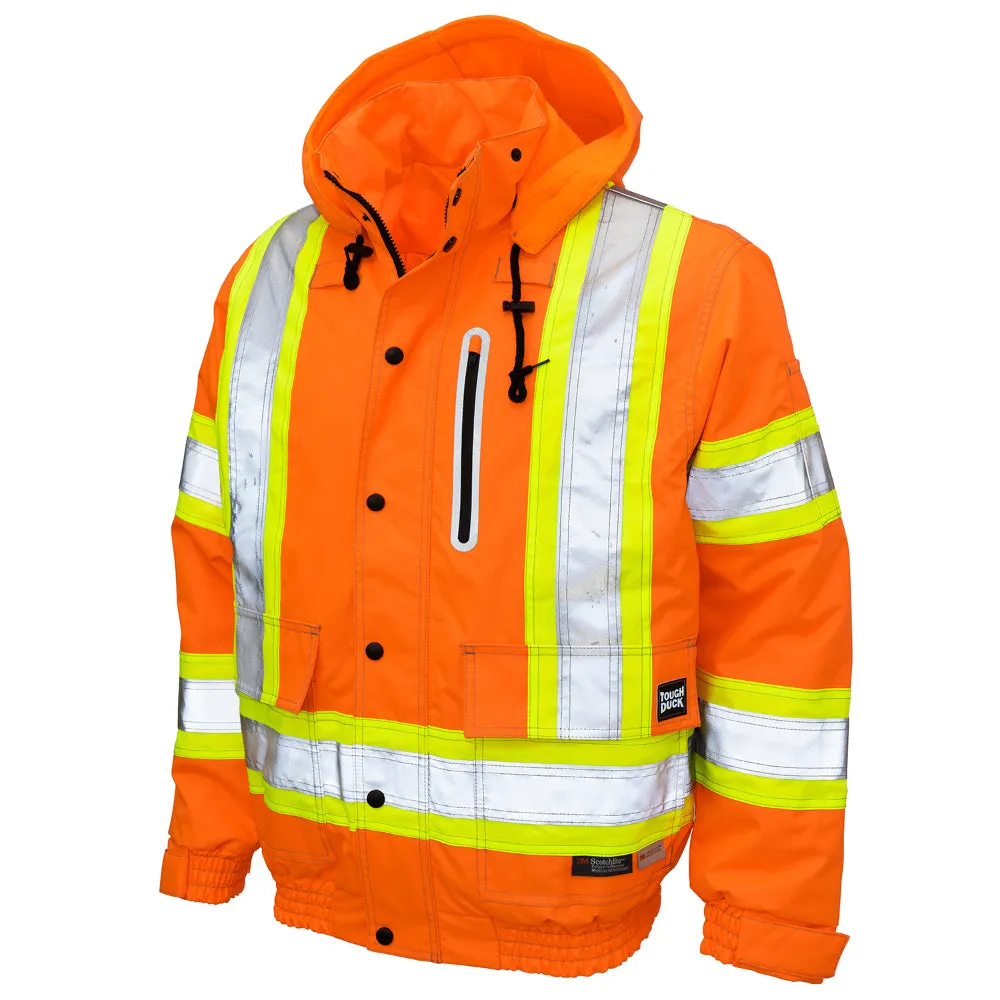 Tough Duck Ripstop Safety Durable and Waterproof  Bomber Jacket - SJ20