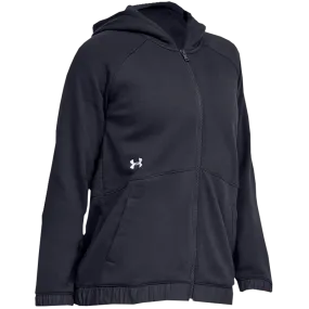 UA Women's Hustle Fleece Full-Zip Hoodie