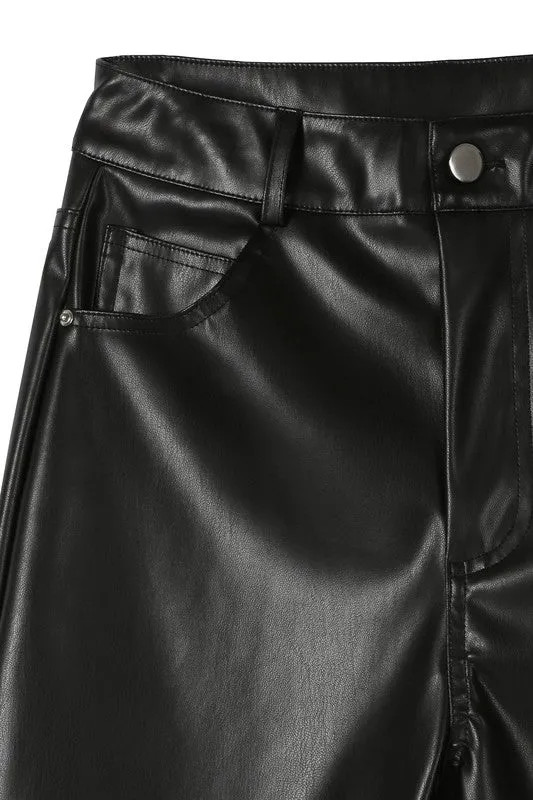 Vegan Leather Pants