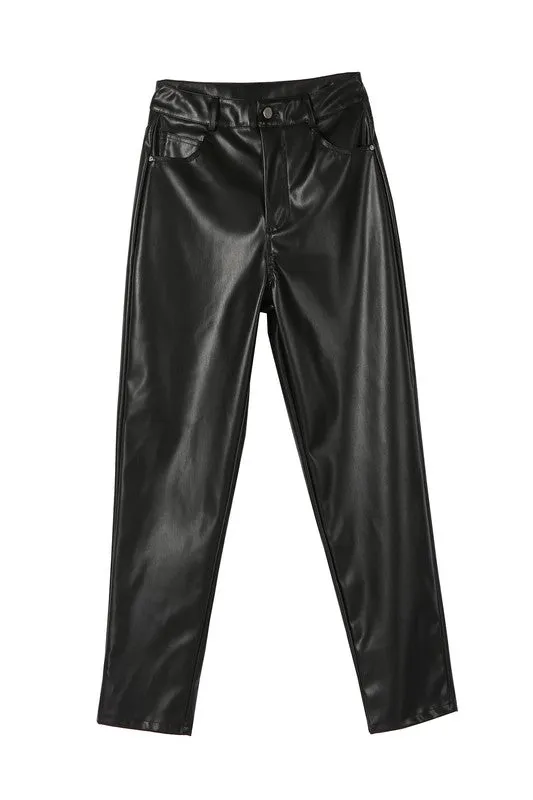 Vegan Leather Pants