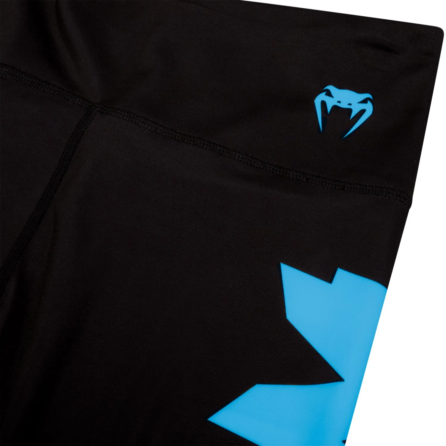 Venum Giant Cropped Leggings - Black/Cyan