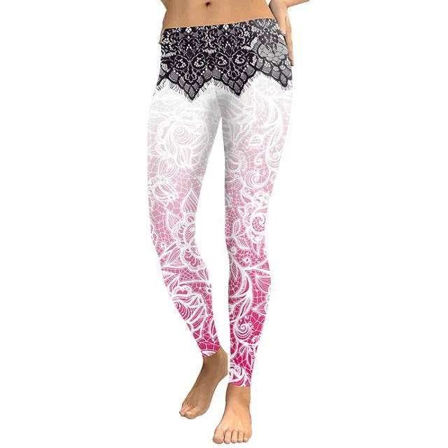 VenusFox High Waist Mandala Fitness Leggings