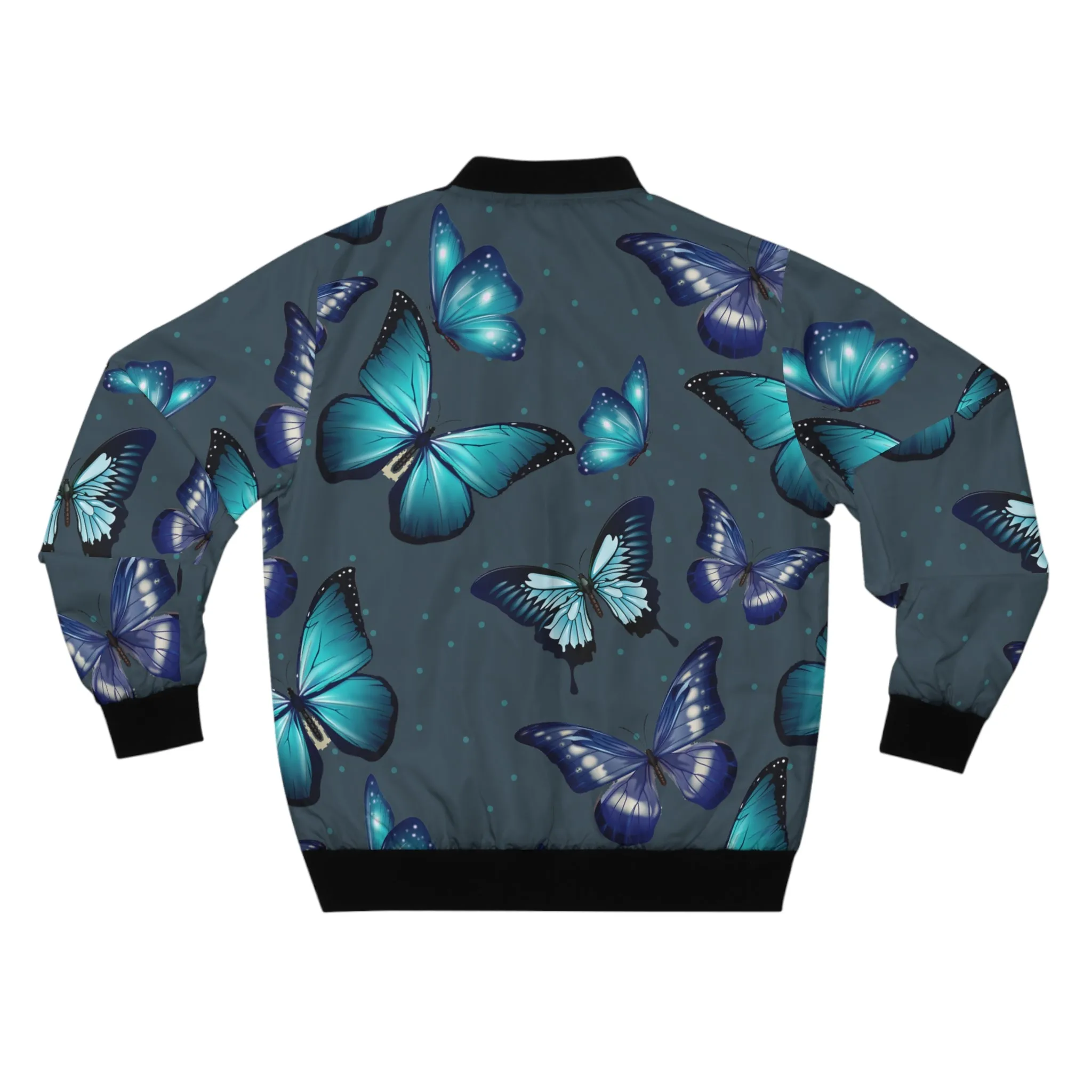 Whimsigoth Butterfly Bomber Jacket